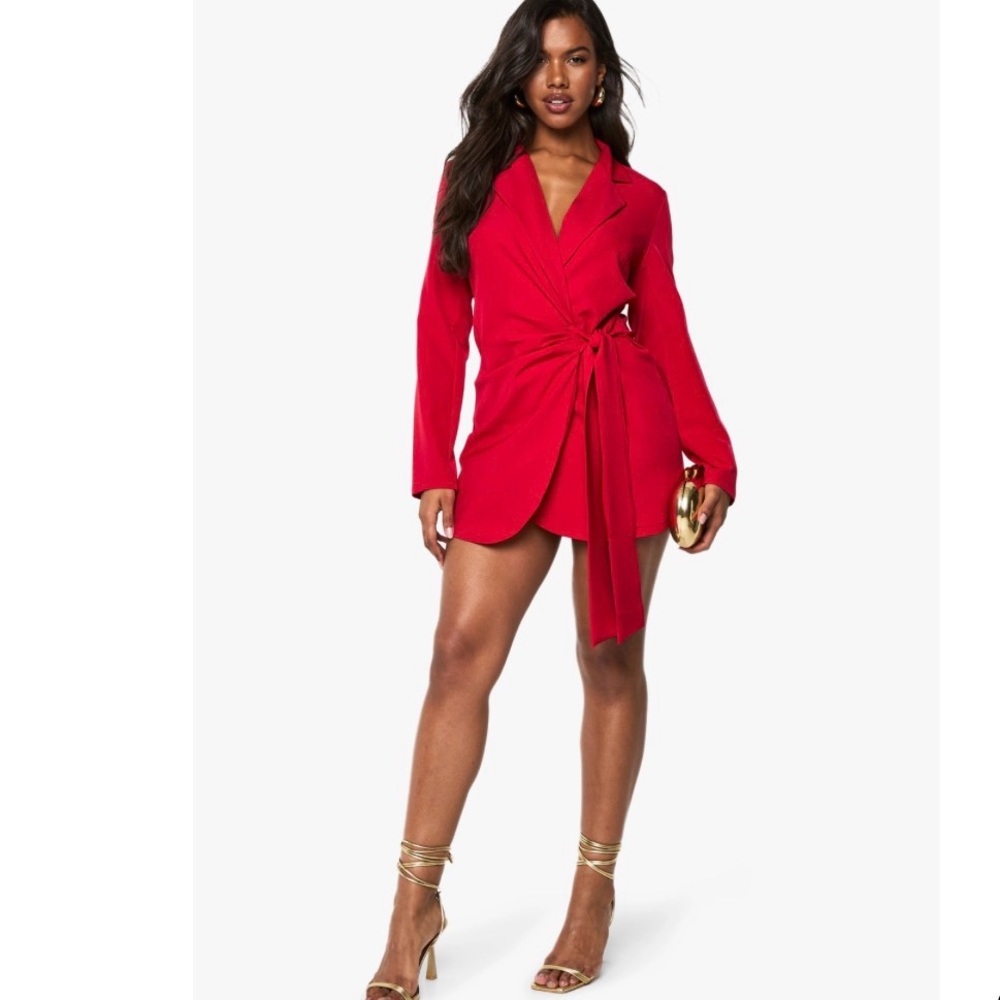 Blazer Wrap Dress
